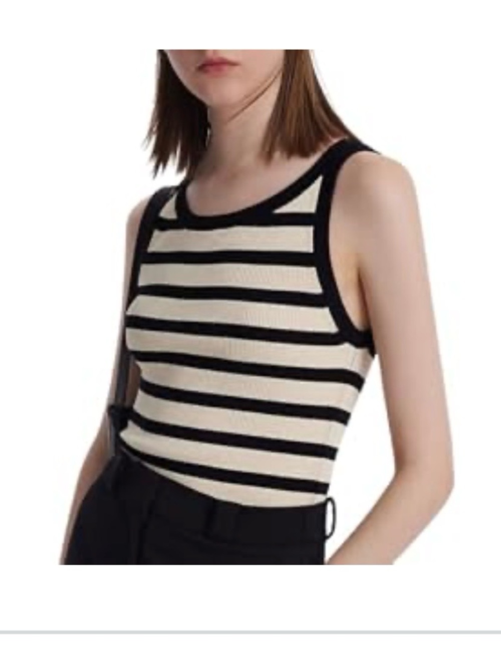 GOELIA Women's Sleeveless Tank Tops Striped